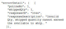 errorDetail Example errorDetail Example