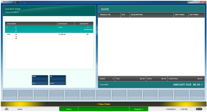 Illustrates the screen with the items added.