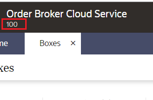 Illustrates the selected organization list in the title bar. Illustrates the selected organization list in the title bar.