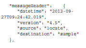 messageHeader Example messageHeader Example