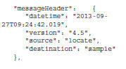 messageHeader Example