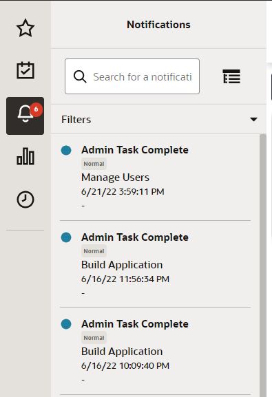 Notifications Scroll Bar