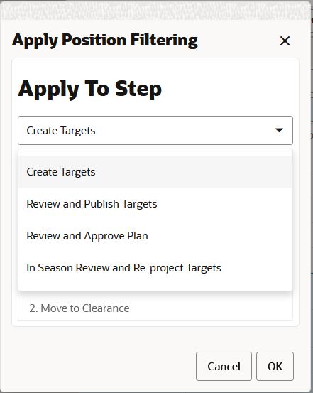 Applying Position Filter on a View in Different Step