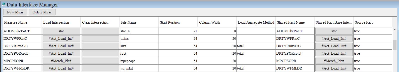 Data Interface Manager