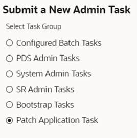 This image shows patch dry run submit task.