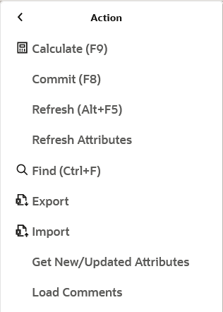 Using Find with the Quick Access Toolbar Menu