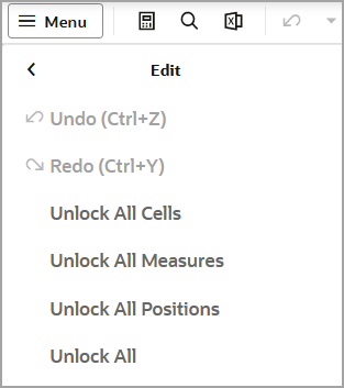 Edit Menu