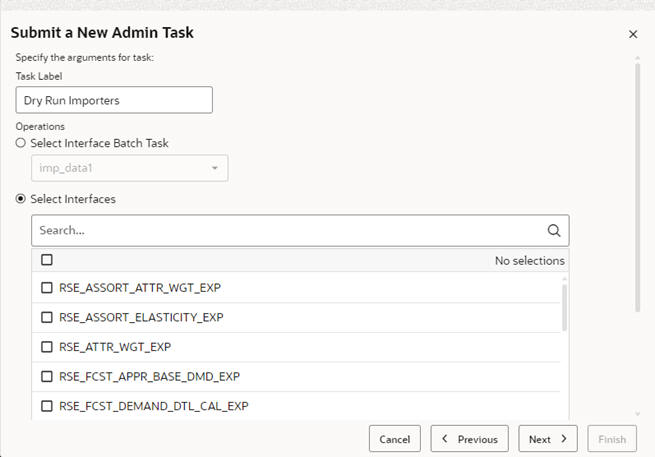 This image shows select interfaces. This image shows select interfaces.