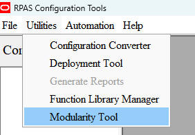 This image shows the application selection.