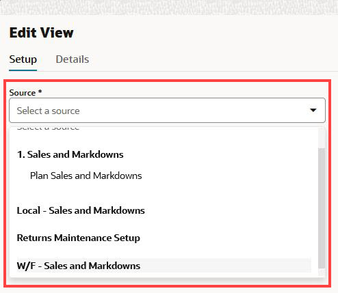Selecting a View