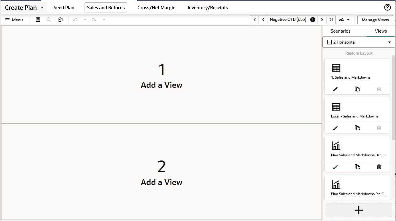 Select View Layout