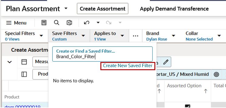 Save Attribute Filters