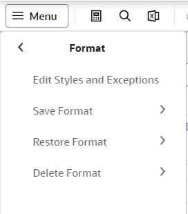 Restore Format