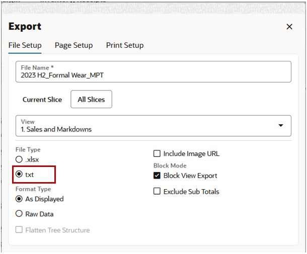 Export Block View Exclude Sub-totals