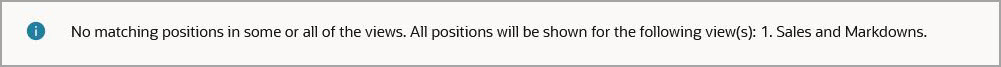 Notification for No Matching Positions