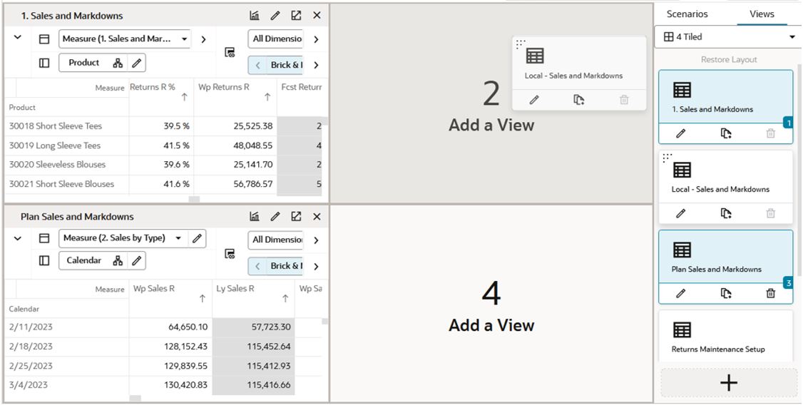 Moving a View (Drag and Drop)