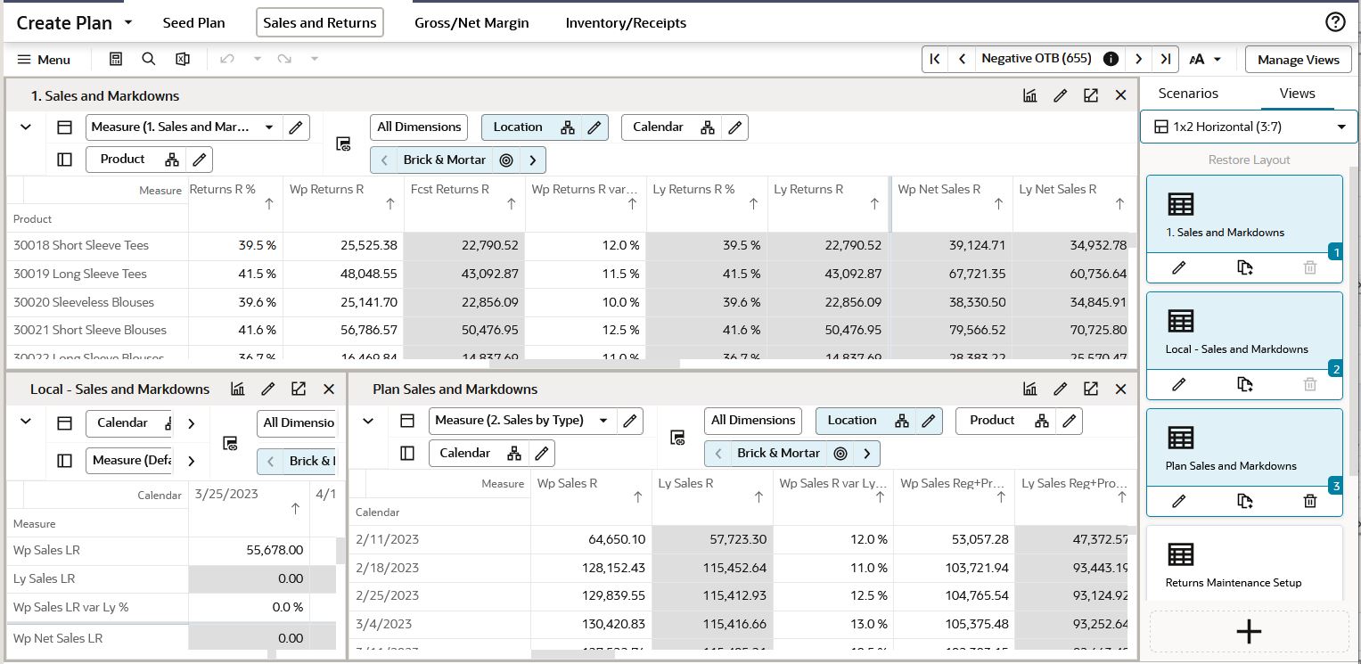 1X2 Horizontal (3:7) Layout