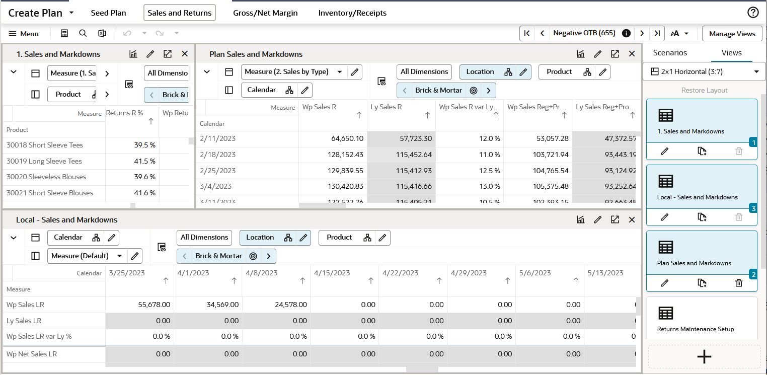 2X1 Horizontal (3:7) Layout