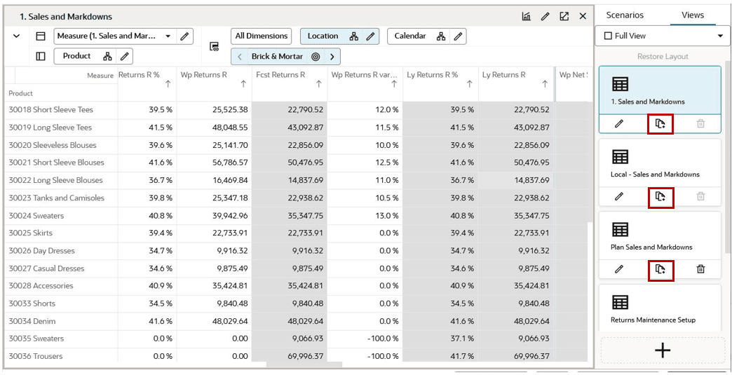 Copying a View Copying a View