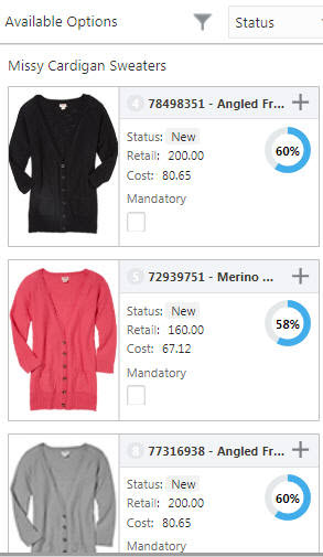 Available Options Available Options