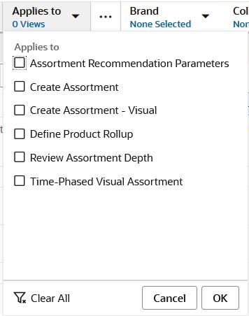 Apply Attribute Filters
