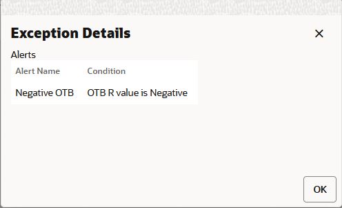 Example Exception Details Context Menu