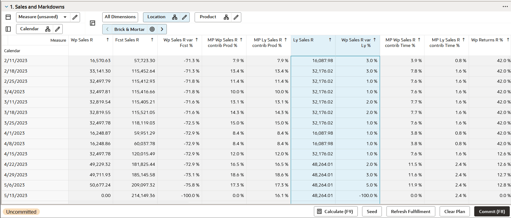 Drop the Measure at the New Location