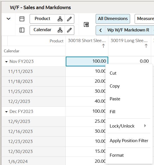 Lock Month Level Cell