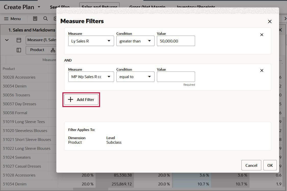 Apply More Than One Filter Using Add Filter