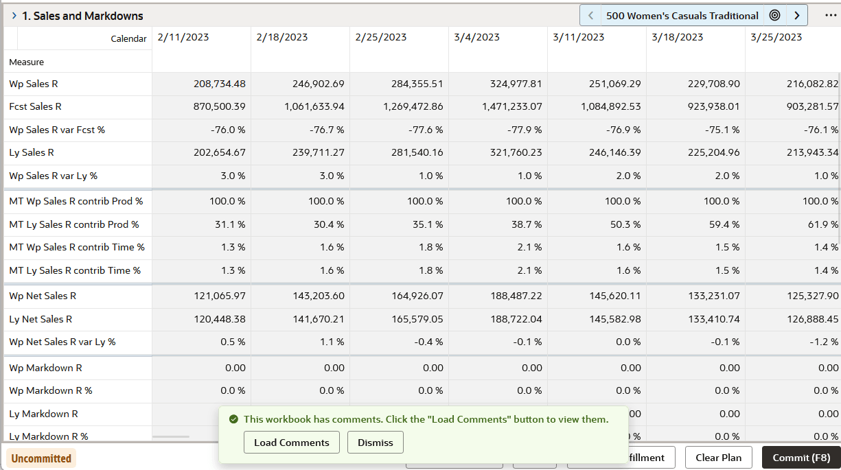 Load Comments Notification