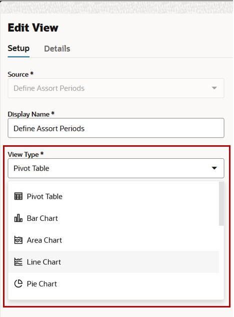 View Type in Edit View
