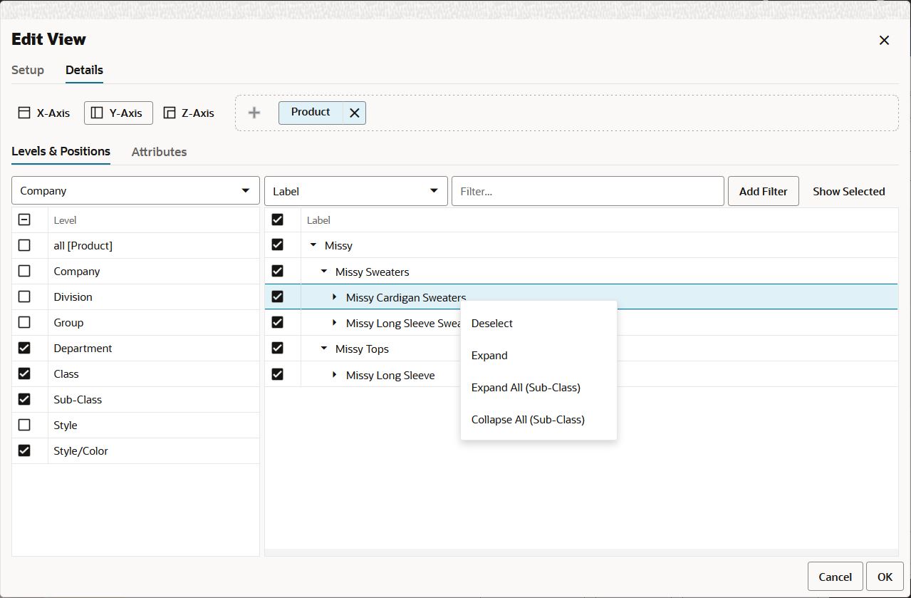 Edit View Expand All