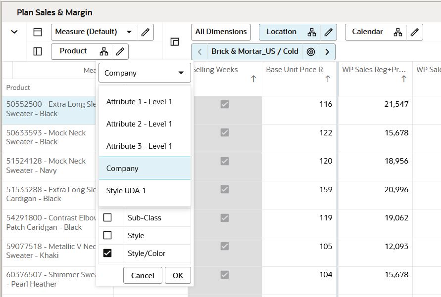 Branch Hierarchy List