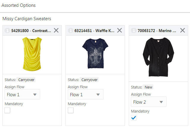 Assorted Options Assorted Options