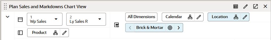 Scatter Chart Measure Drop-down List