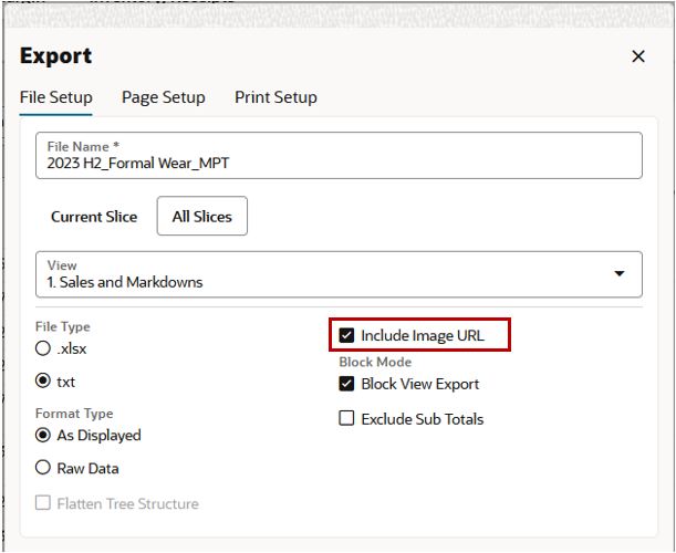 File Setup Include Images