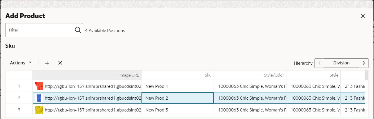Imported Placeholder Positions