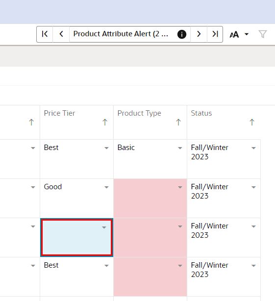 Moving Between Alerts During Resolution