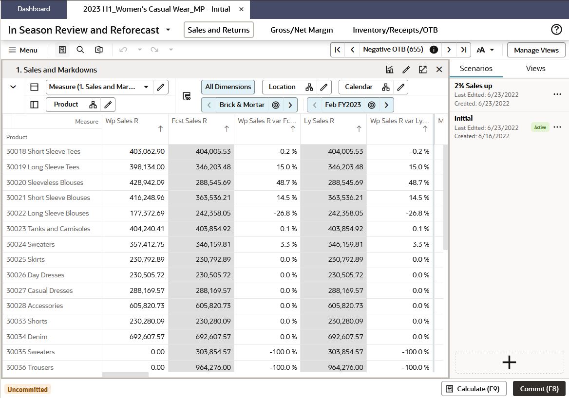 Master Scenario Identification