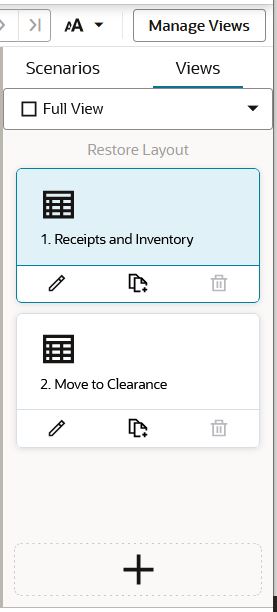 View Management Drawer