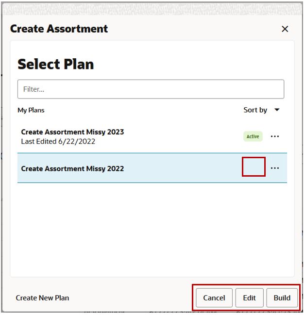 Create Assortment Inactive Segment