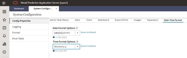 This image shows the sample time format.