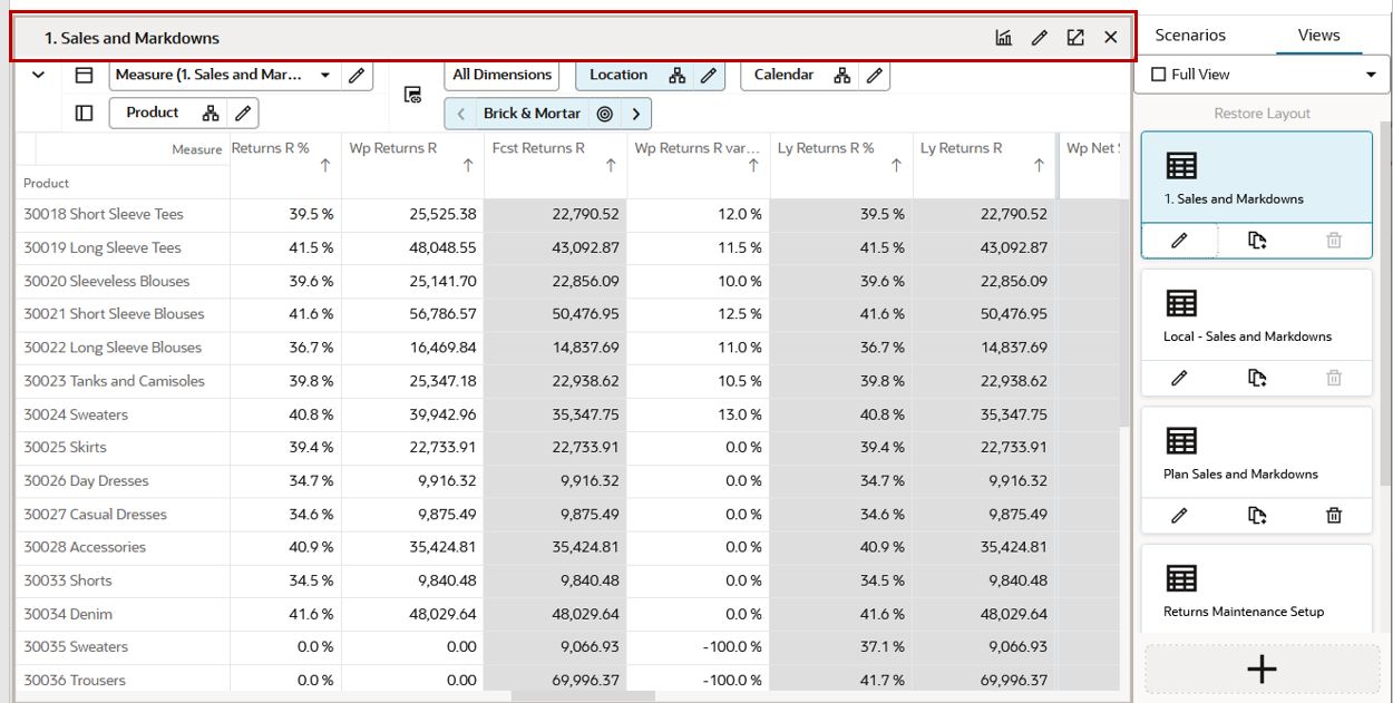 View Title Bar