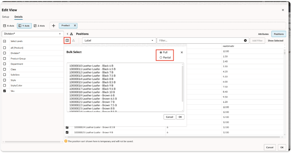 Bulk Select Option