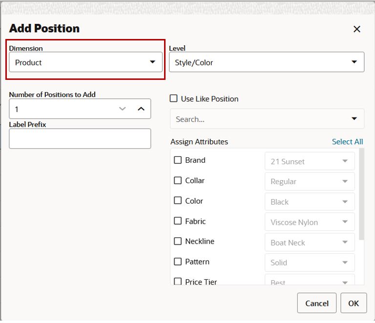Add Position