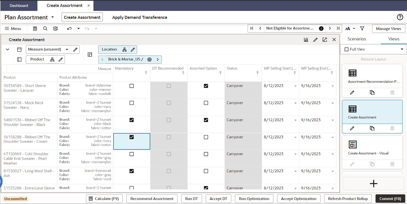 Pivot Table