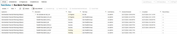 This image shows the refreshing of the dashboard.