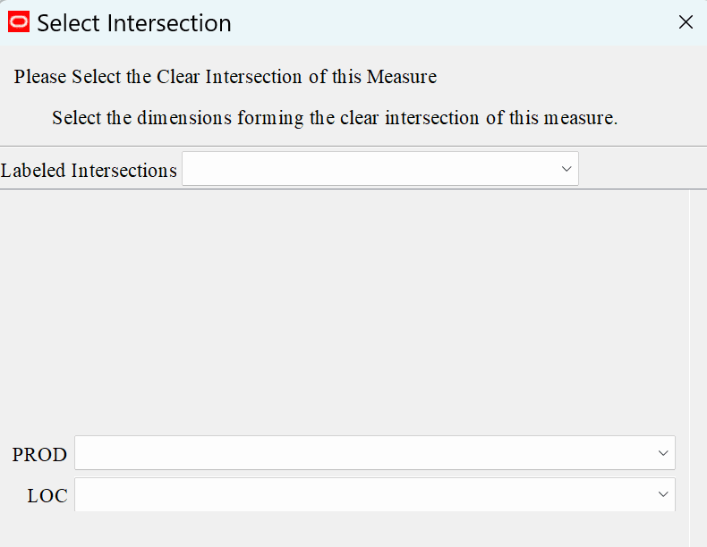 Select Intersection - Clear Intersection Select Intersection - Clear Intersection