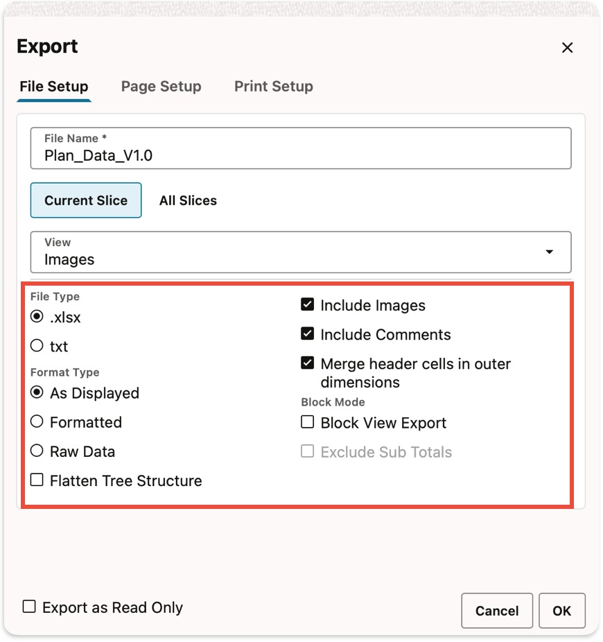 Excel File Type
