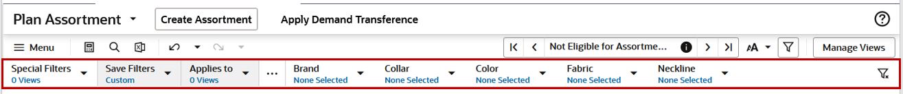 Workspace Filters